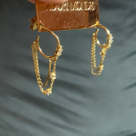 Adornmonde Zenya chain earrings - Picture 3 of 8